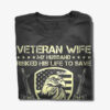 proud army wife tee veteran wife shirt