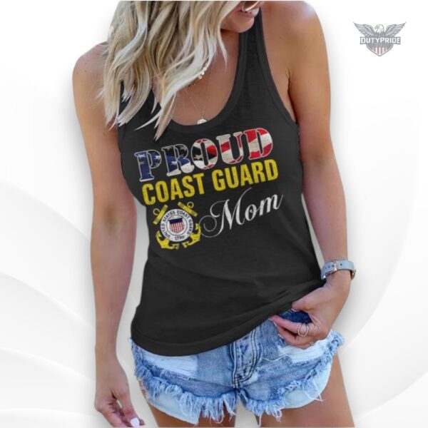 proud coast guard mom tank