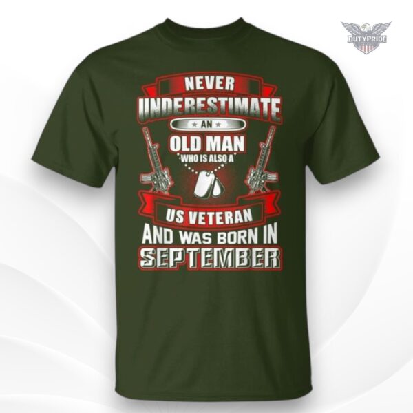 september birthday veteran tee shirt september birthday veteran tee shirt