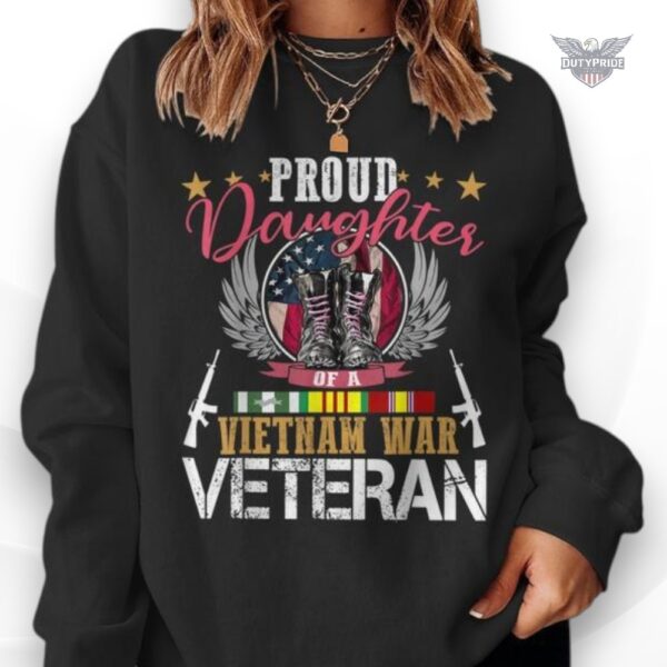 vietnam veteran daughter sweatshirt