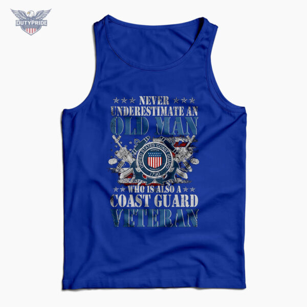 coast guard veteran tank top coast guard veteran tank top