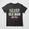 old man with a dd-214 tee shirt old man with a dd-214 tee shirt