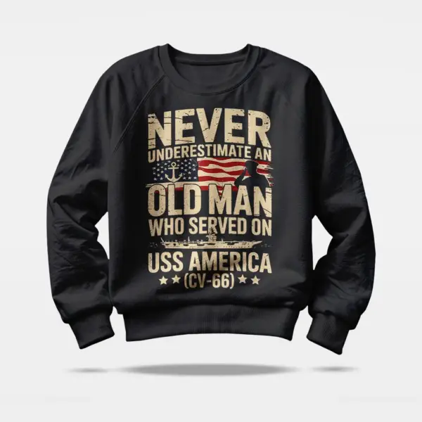 uss america cv-66 sweatshirt uss america cv-66 sweatshirt