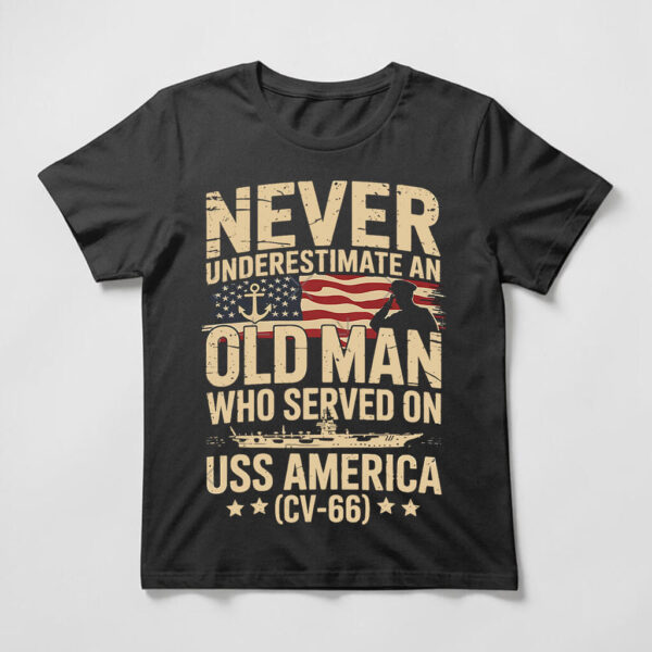 uss america cv-66 shirt