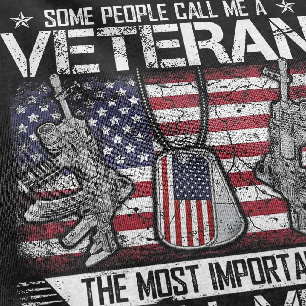 some people call me a veteran the most important call me dad shirt
