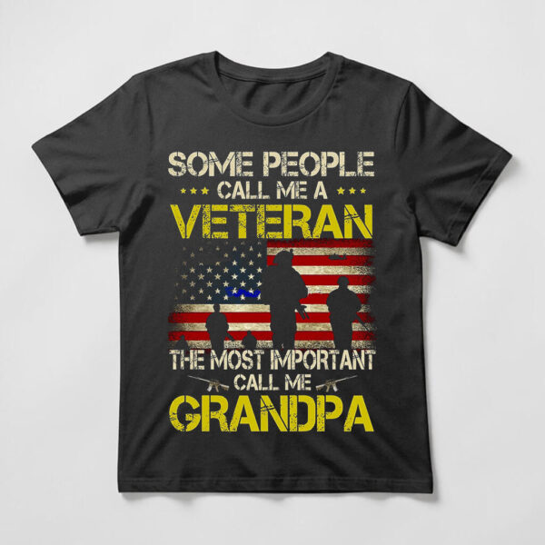 some people call me a grandpa veteran t shirt