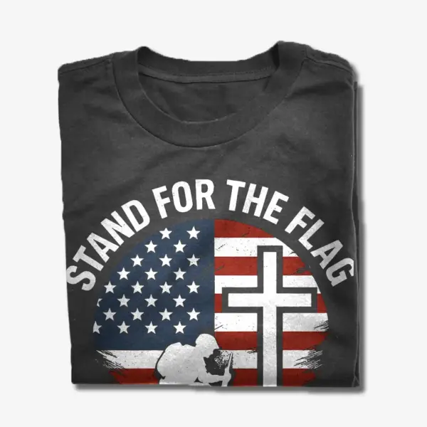 stand for the flag kneel for the cross t shirt stand for the flag kneel for the cross t shirt