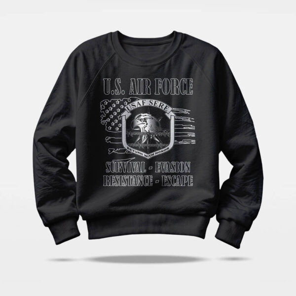survival evasion resistance escape sweatshirt