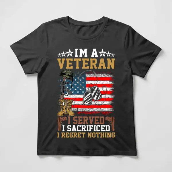 i served i sacrificed i regret nothing shirt