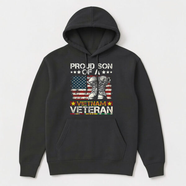 proud son of a vietnam veteran hoodie