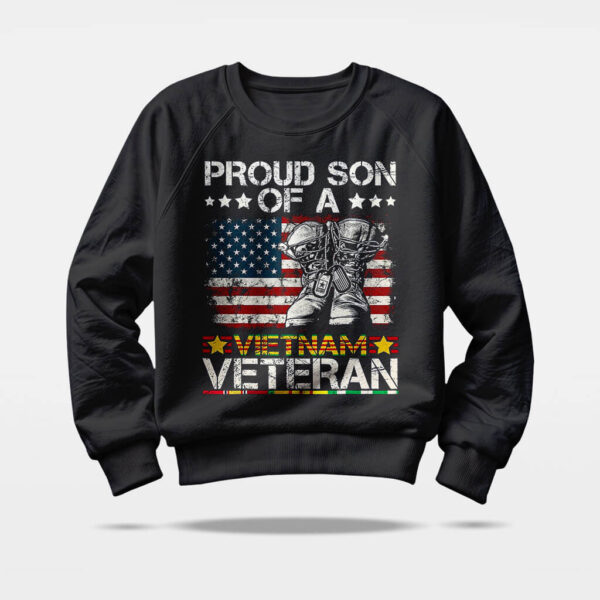 proud son of a vietnam veteran sweatshirt