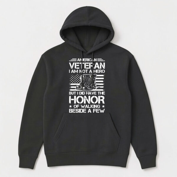 i am not a hero veteran hoodie
