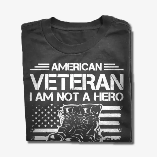 i am not a hero veteran shirt