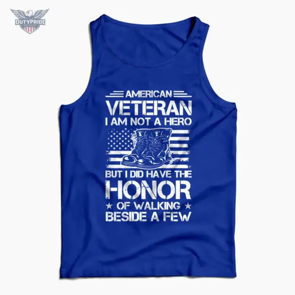i am not a hero veteran tank top