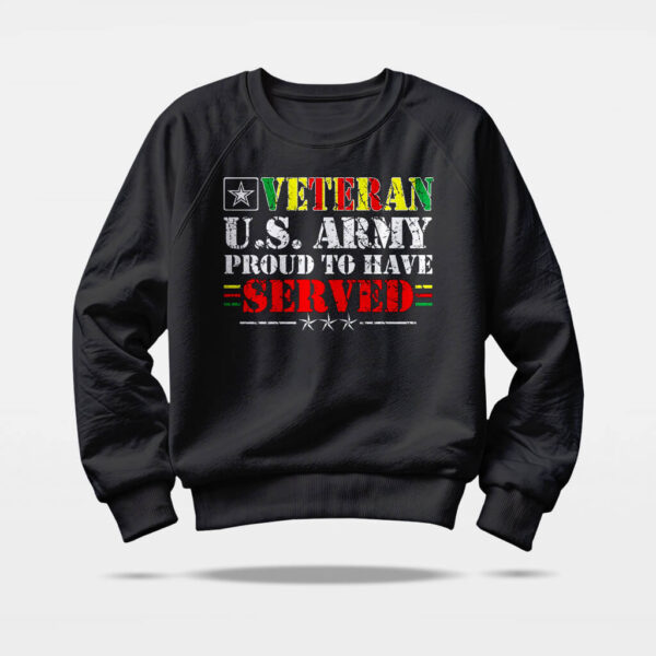 vietnam veteran us army sweatshirt