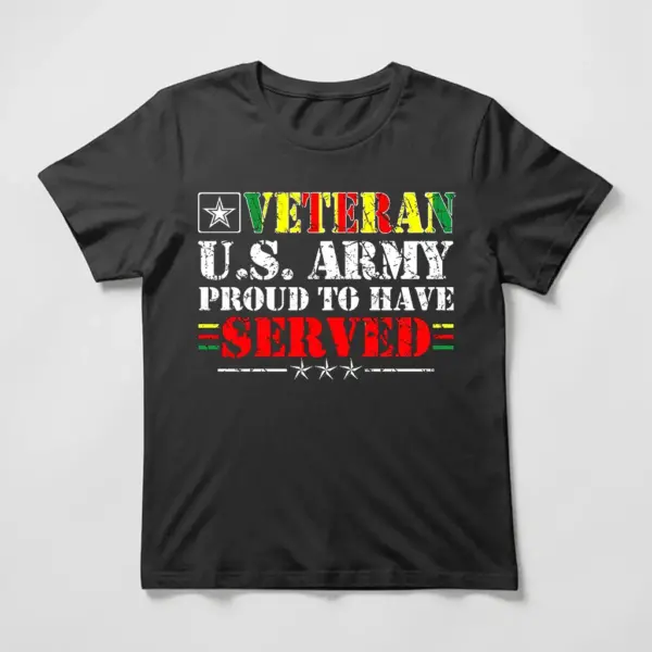 vietnam veteran us army tee shirt
