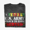 vietnam veteran us army shirt