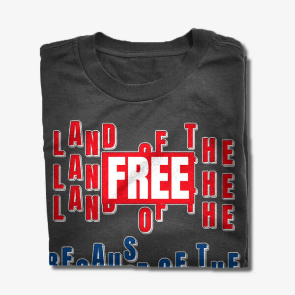 Home of the Free Because of the Brave Patriotic Shirt