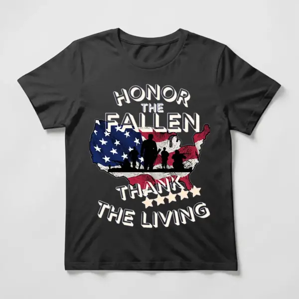honor the fallen thank the living tee shirt