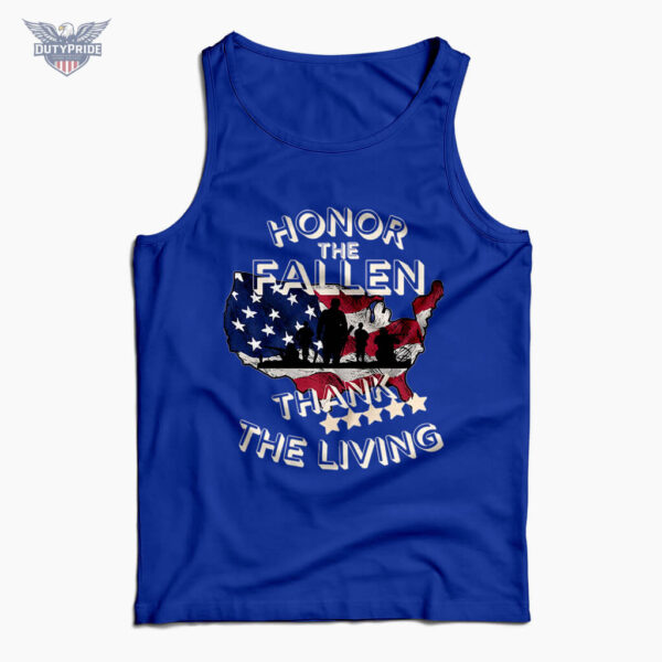 honor the fallen thank the living tank top