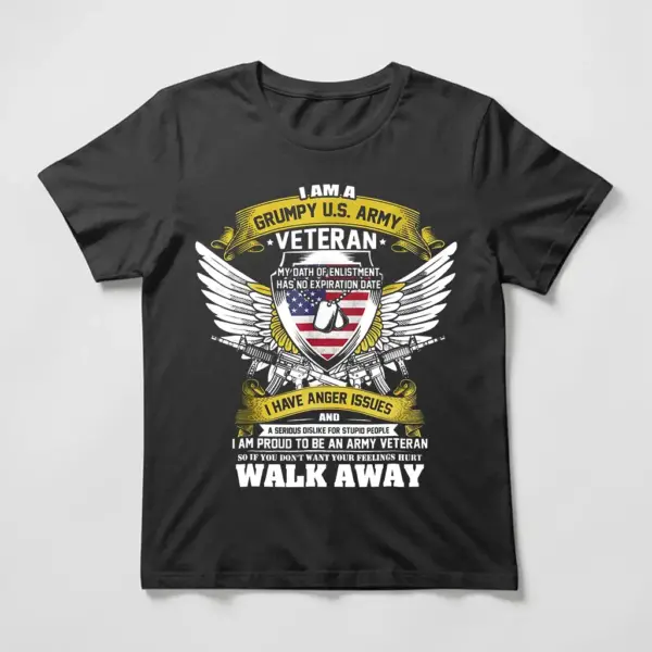 grumpy us army veteran tee shirt