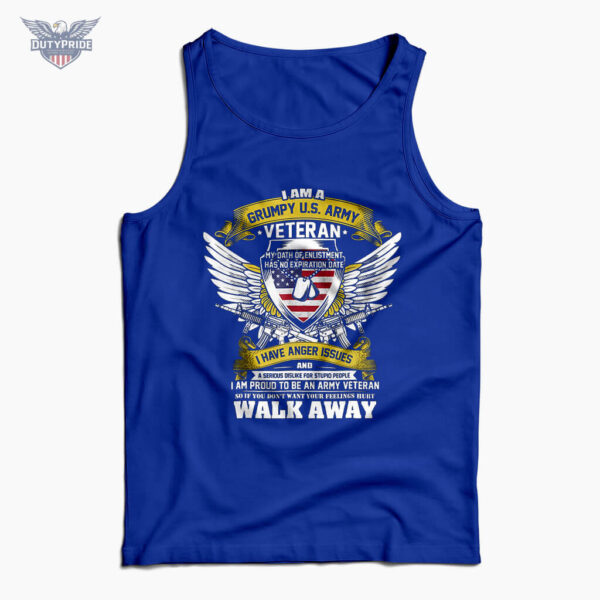 grumpy us army veteran tank top
