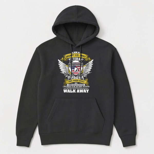 grumpy us army veteran hoodie