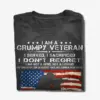 i am a grumpy veteran t shirt