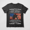 i am a grumpy veteran tee shirt