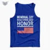 memorial day remember and honor tank top