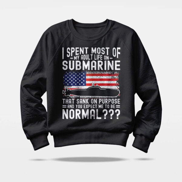funny submarine sweatshirt