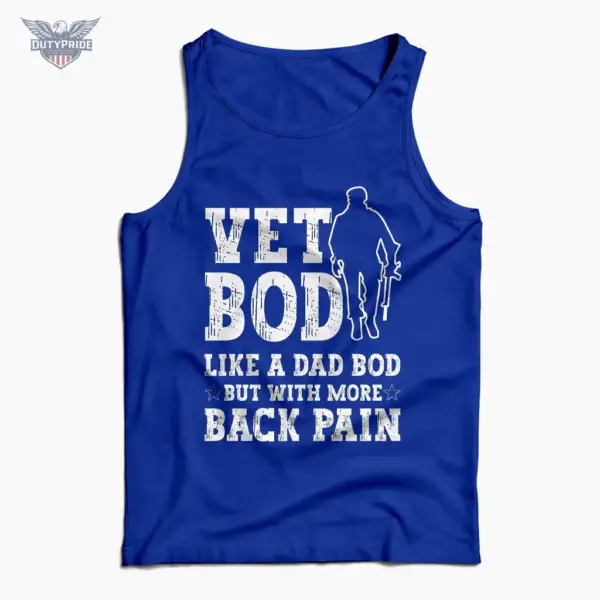 vet bod like a dad bod tank top